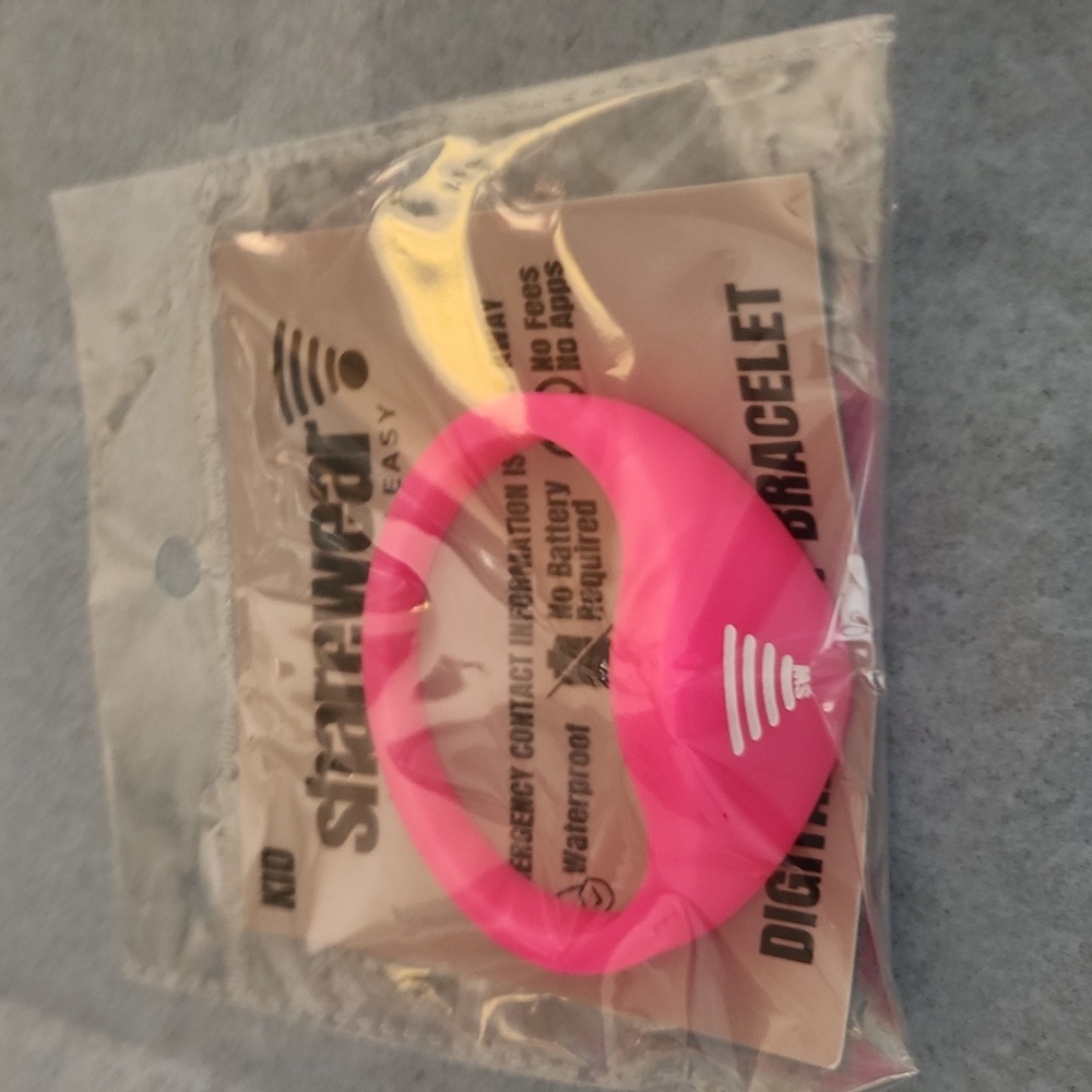 Digital Safety/Medical Alert Bracelet Children's